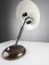 Lampe de Bureau Mid-Century en Laiton attribuée à Oscar Torlasco pour Lumi 8