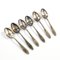 Art Deco Brass Spoons from WSW, 1950s, Set of 6 1