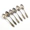 Art Deco Brass Spoons from WSW, 1950s, Set of 6, Image 1