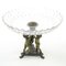 Polish Art Nouveau Figurative Crystal Bowl on Stand, 1890s 12