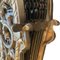 Parafuoco antico a forma di ventaglio in ottone, Francia, Immagine 7
