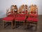 Razorblade Dining Chairs in Oak attributed to Henning Kjærnulf, 1960s, Set of 9 11