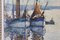 Jean Darignan, Fischerboot, 1950er, Öl auf Leinwand, Gerahmt 7