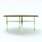 Vintage Italian Sunburst Effect Teak and Brass Coffee Table, 1970s, Image 4