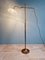 Art Deco Style Floor Lamp in Brass and Transparent Glass, Image 14