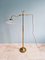Art Deco Style Floor Lamp in Brass and Transparent Glass 20