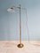 Art Deco Style Floor Lamp in Brass and Transparent Glass 12
