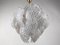 Lampada a foglia in cristallo di Murano attribuita a Mazzega, anni '70, Immagine 3