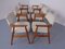 Danish Teak Armchairs by Svend Aage Eriksen for Glostrup, 1960s, Set of 6 11