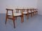 Danish Teak Armchairs by Svend Aage Eriksen for Glostrup, 1960s, Set of 6, Image 6