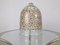Hand-Painted Floral Beacon Crystal Domes, Set of 2 1
