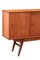 Dänisches Sideboard aus Teak mit Schiebetüren & Schrägen Beinen, 1960er 4