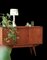 Danish Sideboard in Teak with Sliding Doors and Slanted Legs, 1960s 10