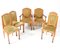 Art Deco Amsterdamse School Dining Room Chairs by J.J. Zijfers, 1920s, Set of 6 1