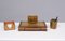 Vintage Middle Eastern Khatam Pen and Letter Desk Set, Set of 3 1