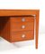 Bureau Fd-951 Diplomat Mid-Century Moderne en Teck par Finn Juhl pour France & Son, 1960s 9