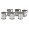 20th Century Silver Tankard Shot Cups from Walker & Hall, 1926, Set of 6 1