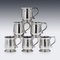 20th Century Silver Tankard Shot Cups from Walker & Hall, 1926, Set of 6 3