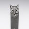 20th Century Novelty Silver Fox Head Bookmark with Case, 1978, Set of 2 5