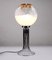 Vintage Table Lamp Chrome & Glass from Mazzega, 1960s 3
