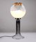 Vintage Table Lamp Chrome & Glass from Mazzega, 1960s, Image 3