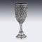 19th Century Chinese Export Silver Goblet from Lee Ching, 1870s, Image 5