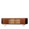 Mid-Century Long Sideboard in Wood and Chrome, 1960s, Image 3