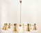 Sputnik 10-Light Chandelier in Brass with Adjustable Domes 12