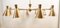 Sputnik 10-Light Chandelier in Brass with Adjustable Domes 18