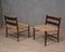 Mid-Century Oak and Straw Chairs, 1970s, Set of 2, Image 7