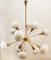 Sputnik 12-Light Chandelier in Brass and Glass, Image 19