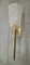 Lampada da parete in vetro di Murano bianco e dorato, anno 2000, Immagine 3