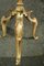 Vintage Tripod Bronze, Brass and Onyx Lamp, 1980s 5