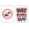 Banksy, Cut and Run, 2023, Lithografische Poster, 2er Set 2