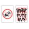 Banksy, Cut and Run, 2023, Lithographic Posters, Set of 2, Image 2