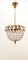 Brass Suspension Light with Crystals 9