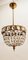 Brass Suspension Light with Crystals 3