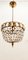 Brass Suspension Light with Crystals 10