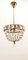 Brass Suspension Light with Crystals 2