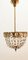 Brass Suspension Light with Crystals 14