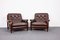 Mid-Century Rosewood & Leather Rodeio Lounge Chairs by Jean Gillon for Italma Woodart, Brazil, 1960s, Set of 2 1