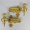 19th Century Mercury Gold Metal Curtain Rods, Set of 2 4