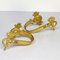 19th Century Mercury Gold Metal Curtain Rods, Set of 2 8