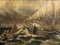 Barcos durante la tempestad, siglos XIX-XX, óleo sobre lienzo, Imagen 5