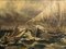 Boats During Tempest, 19th-20th Century, Oil on Canvas 5