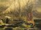 Barcos durante la tempestad, siglos XIX-XX, óleo sobre lienzo, Imagen 3