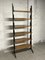 Bookcase in Wood, Iron and Brass, 1950s, Image 5