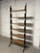 Bookcase in Wood, Iron and Brass, 1950s, Image 9