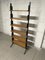 Bookcase in Wood, Iron and Brass, 1950s 17
