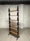 Bookcase in Wood, Iron and Brass, 1950s, Image 4